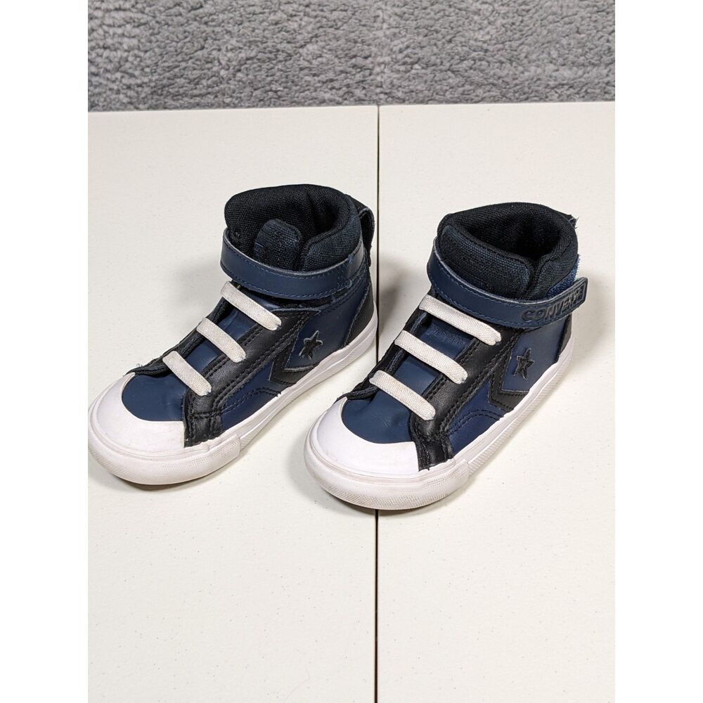 Converse Infants Pro Blaze Sport Remastered Sneaker Blue Black White size 9